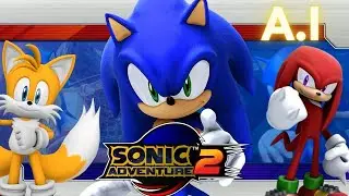 Sonic 06 Cutscenes: Ryan Drummond Voice! (A.I.) Full Movie