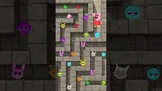 Peppa Pig Eats Only All Sprunki In Labyrinth #sprunki #animation #funny #shortsfunny