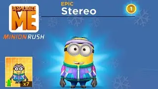 Stereo Minion Rush new epic Costume unlock gameplay walkthrough ios / android