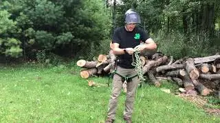 Making your tree climbing lanyard less bulky