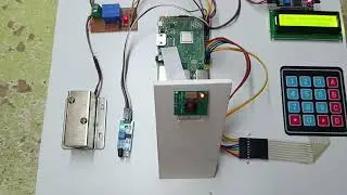 Face recognition based door lock system with code lock.