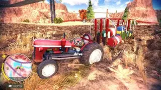 Tractor With Lot Of Load In Mud | Off The Road Unleashed Nintendo Switch Gameplay HD