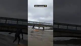 Getting The Shot In Freezing Water 🥶🥶 // #surfing #bournemouth