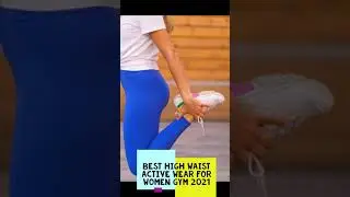 Best high waist active wear for women gym 2021 #shorts