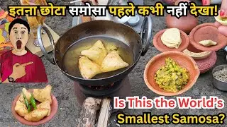 Tiny Samosa Recipe | Street Food | Indian Recipes | Perfect Samosa | Bhartis Mini Kitchen