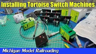 Layout Update #15 - Installing Tortoise Switch Machines and Control Electronics