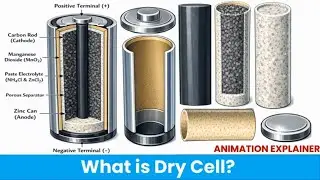 Dry Cell Working Principle Explained | Battery Technology Animation