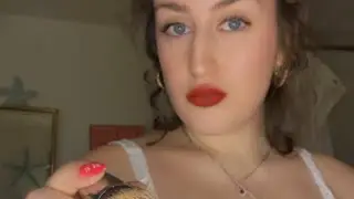 ASMR sassy girl does your makeup 
