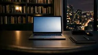 Late-Night City Desk &mdash; Silent Work Ambience (No Music)