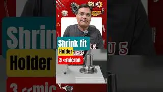 shrink fit holder for high speed machinning and high precision work #cnctooling #sigmayouthengineers
