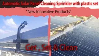 Automatic Solar panel cleaning spray nozzle with clamp 