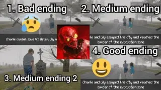 Death Park 2 All 4 endings bad + good endings