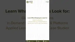 Graduated? Now What? Try SRM&rsquo;s Online MBA | SRM University Online