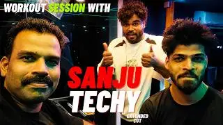 What happened when I went to the gym with Sanju Techy?🧐