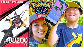 SHINY MEGA RAYQUAZA ELITE RAID DAY IN POK&Eacute;MON GO!