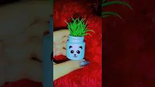How to reuse old paint bottles #artandcraft  #reuseidea #painthacks #panda #oldbottles #diy #shorts