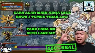 CARA MAIN NINJA SAGE DI HP BAWA 2 TEMEN TIDAK LAG DAN TIDAK PATAH-PATAH! - Ninja Sage