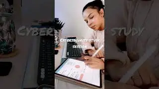 Study with me, ipad note-taking / cybersecurity digital learning in 2023 #digitalnotes #cyberqueen