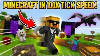 We Tried Beating Minecraft at 100x Speed and Immediately Died