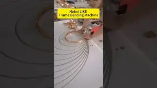 CE certification CNC Aluminum Profile Mirror Frame Light Box Photo frame Bending Machine #aluminum