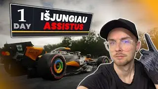 🔴 Mokausi Vairuoti Formulę Be Assistų | 1 Diena
