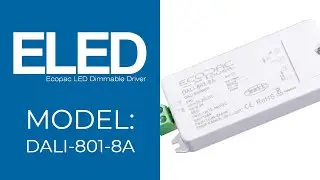 Ecopac DALI Dimmable Driver DALI-801-8A