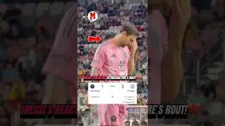 MESSI&rsquo;S REACTION TO CHICAGO FIRE&rsquo;S ROUT!💔😔⚽️#Messi #InterMiami #MLS #ChicagoFire #Soccer