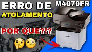 MANUTENÇÃO PAPEL ENROSCADO SAMSUNG M4070FR #m4070fr