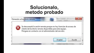 Fixing Windows Server or Terminal Server license errors to access Remote Desktop by Carlos Londoño