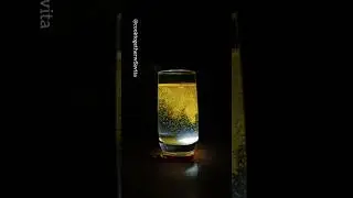 turmeric + mobile flashlight ✨💥🥰#shorts #trending#magic #turmeric #waterglass