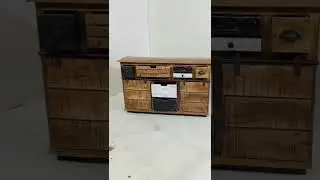 Urban Modern Sideboard Cabinet #indianfurniture #vbcrafts #industrialfurniture