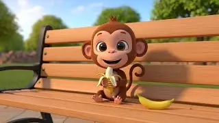 Baby Monkey Park Fun 🐒🌳 | Funny Monkey Song | Nursery Rhymes & Baby Songs