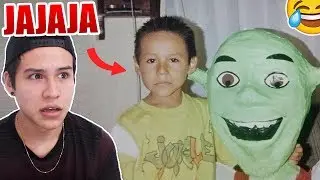 MI PIÑATA DE.. ¿HULK? | -Reacción a FOTOS GRACIOSAS de mi INFANCIA