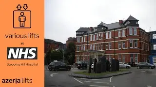 2 lifts at Stepping Hill Hospital, Stockport
