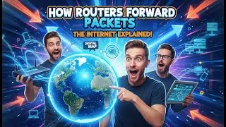 How Routers Forward Packets: The Internet Explained #router#networkingbasics  #howtheinternetworks