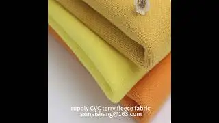 supply CVC terry fleece fabric