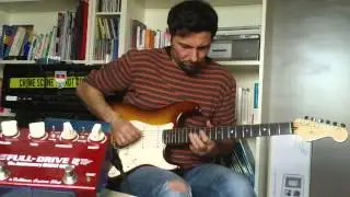 Fulltone Fulldrive II - Fender Strat American Deluxe (Lollar Blackface)