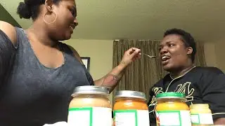 COUPLES  BABY FOOD CHALLENGE!!