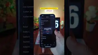 How to Delete Multiple Contacts in iPhone 🔥 #ytshorts #iphonetricks