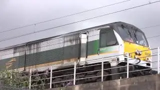 NIR class 201 (8208) Light Engine - Ossory Road, Dublin.