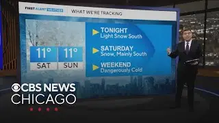 Chicago weather: Light snow to the south