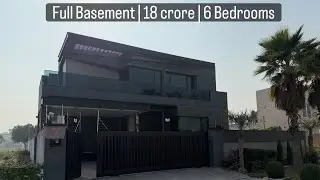 Inside 18 crores Full furnished full basement Mazher Munir designed kanal house near mc Donald&rsquo;s p7