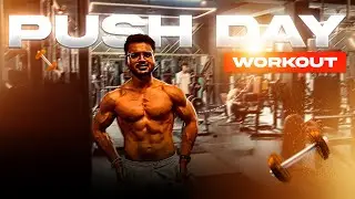 Push-day workout Routine #gym #pushday #chest #chestworkout #triceps #shoulderworkout #natural