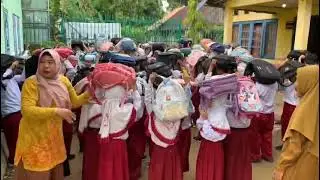 SIMULASI TANGGAP BENCANA SD NEGERI 1 HAMALAU