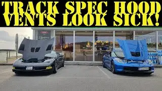 Geting the C5 out of storage and installing trackspec motorsports hood  vents!
