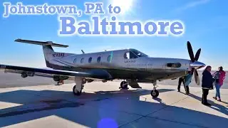 Full Flight: Boutique Air PC-12 Johnstown, PA to Baltimore (JST-BWI) ~ 2nd ed.