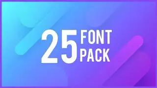 Best 25 Free Font Pack Graphics Designer Must Have!
