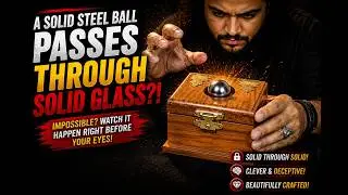 Steel Ball Through Glass