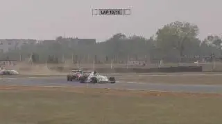 MRF Challenge Formula 2000 2017. Race 3 Madras Motor Race Track. Mick Schumacher Crash