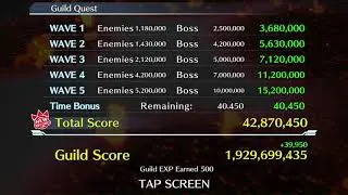 Bleach Brave Souls - 1/5 Aizen solo sub 20 Hard Guild Quest Arrancar Ranged
